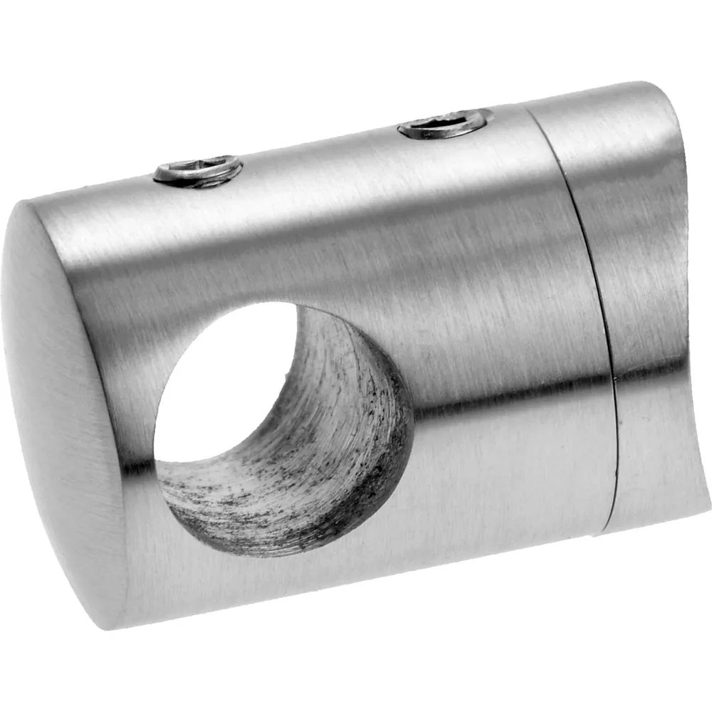 CROSO Traversenhalter,12,2mm für Rohr ø 42,4 mm, Kopfteil gewölbt, Edelstahl V2A