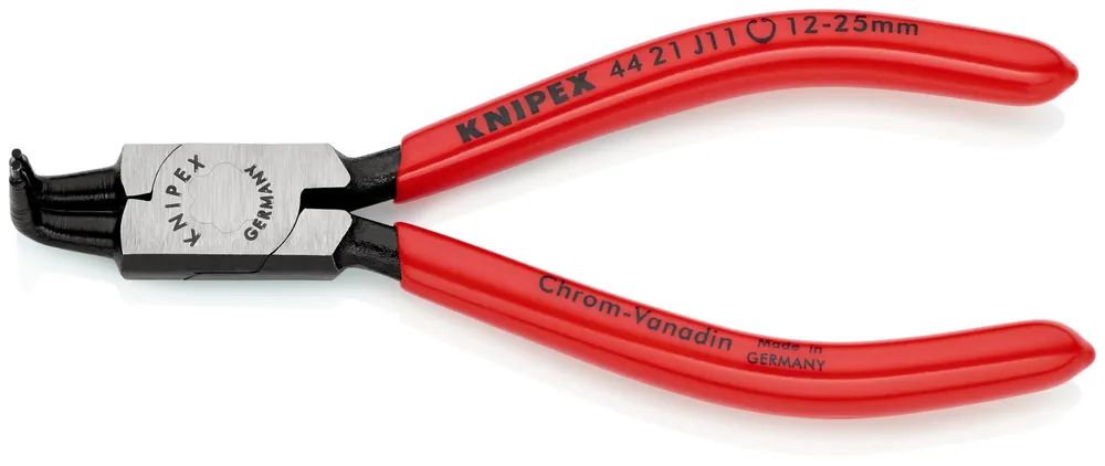 KNIPEX Sicherungsringzange für Innenringe in Bohrungen mit Kunststoff überzogen schwarz atramentiert 130 mm