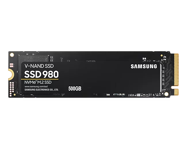 Samsung 980 MZ-V8V500BW - SSD - verschlüsselt - 500 GB - intern - M.2 2280 - PCIe 3.0 x4 (NVMe)
