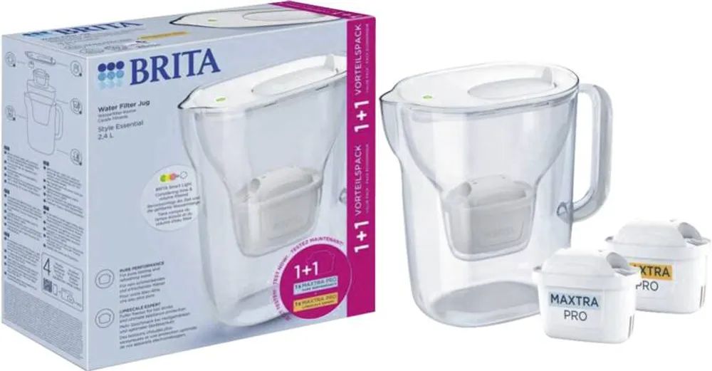 Brita Style Essential inkl. 1 Maxtra Pro Pure + 1 Pro Extra