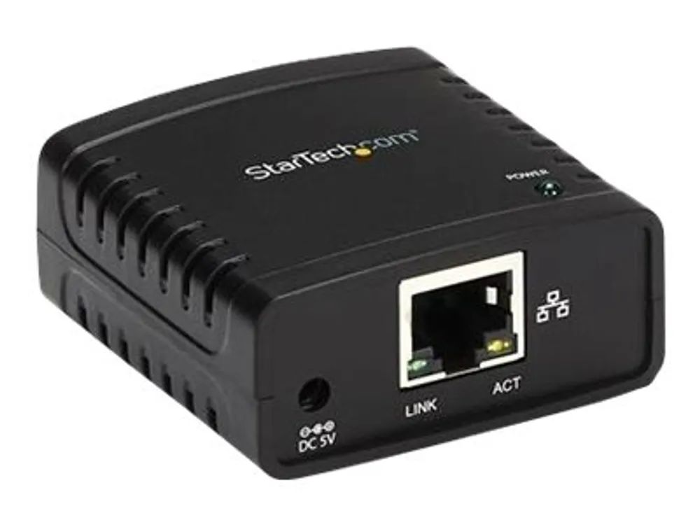 StarTech.com 10/100 Mbit/s Ethernet auf USB 2.0 Netzwerk LPR Printserver