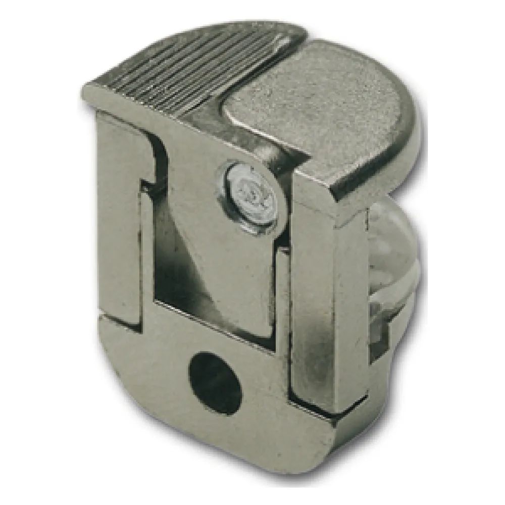 EFFEGI BREVETTI Glasbodenträger Alfa Glass Lock Stop zum Stecken ø5mm vernickelt