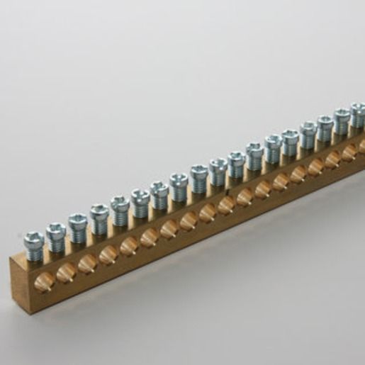EL-NE KLEMMSCHIENE BLANK 25MM2 125A / ELNE LKS 1/25 0000162 0000162A