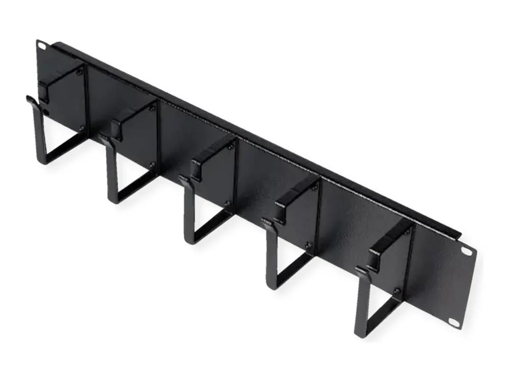 ROLINE Patch Panel - 85 x 60 mm - Jet Black, RAL 9005 - 2U - 48.3 cm (19")