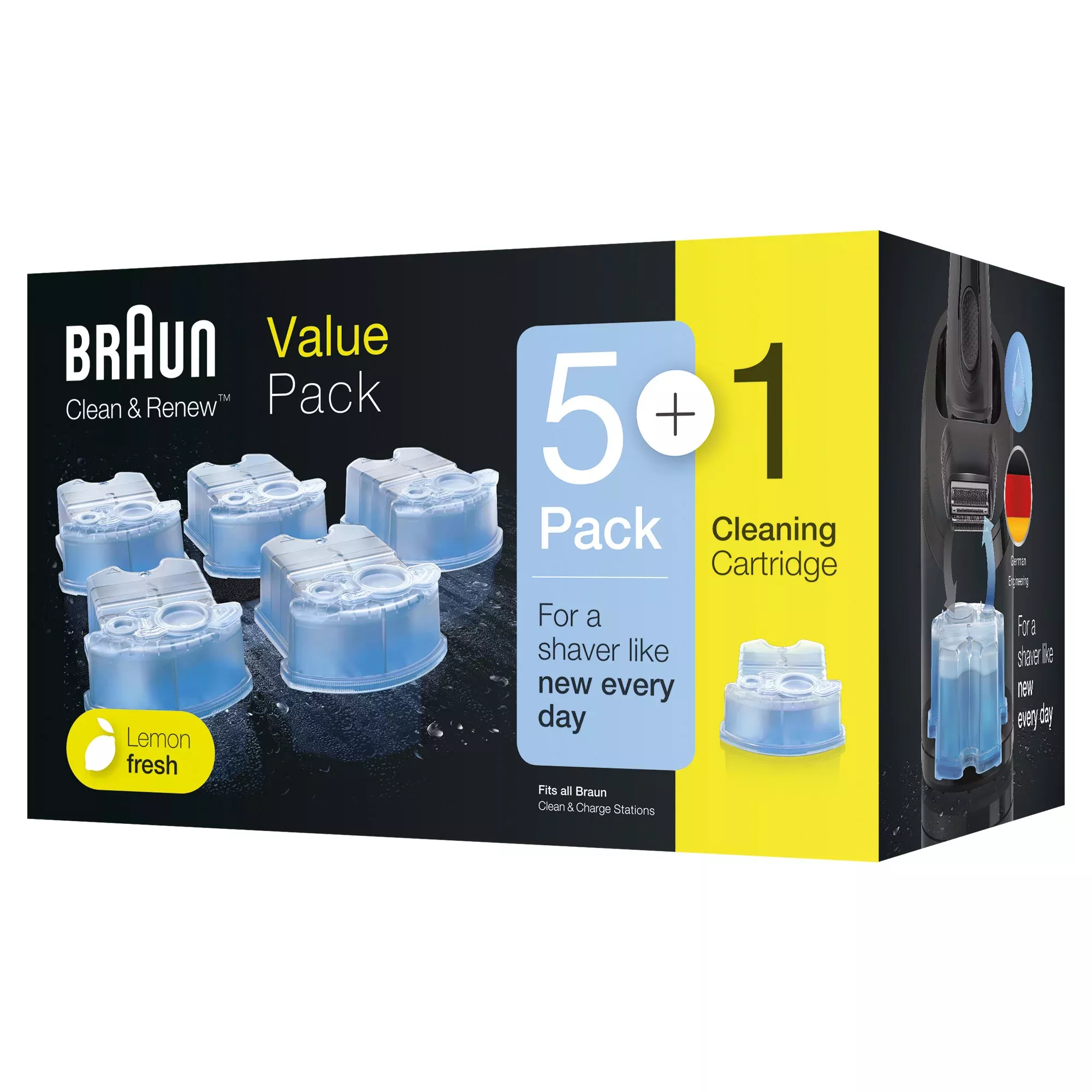 Braun CCR2 Clean&Charge Ersatzkartuschen, 2er