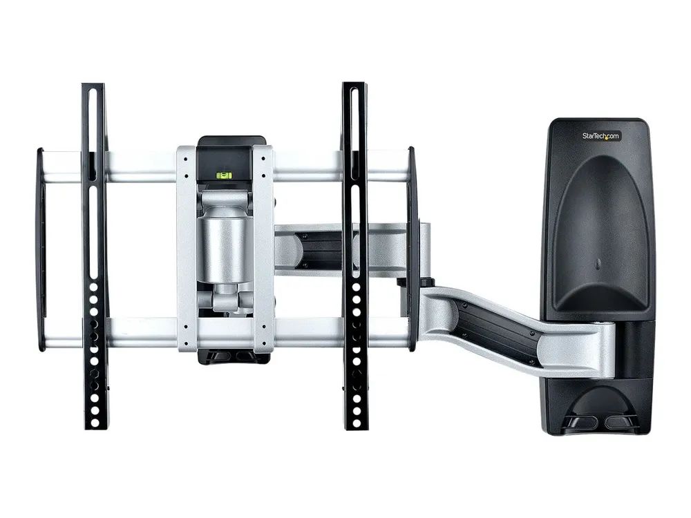 StarTech.com Articulating TV Wall Mount, VESA Wall Mount Supports 65 inch/99lb/Flat/Curved TVs, Retractable Low Profile Wall Mount TV Bracket, Adjustable Corner TV Wall Mount, Swivel/Rotation/Tilt (TV-WALL-MOUNT-65FS)