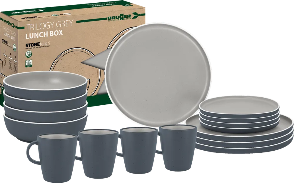 Brunner Lunch Box TRILOGY GREY