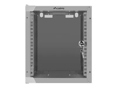 Lanberg Schrank Netzwerkschrank - geeignet für Wandmontage - Grau, RAL 7035 - 6U - 25.4 cm (10")