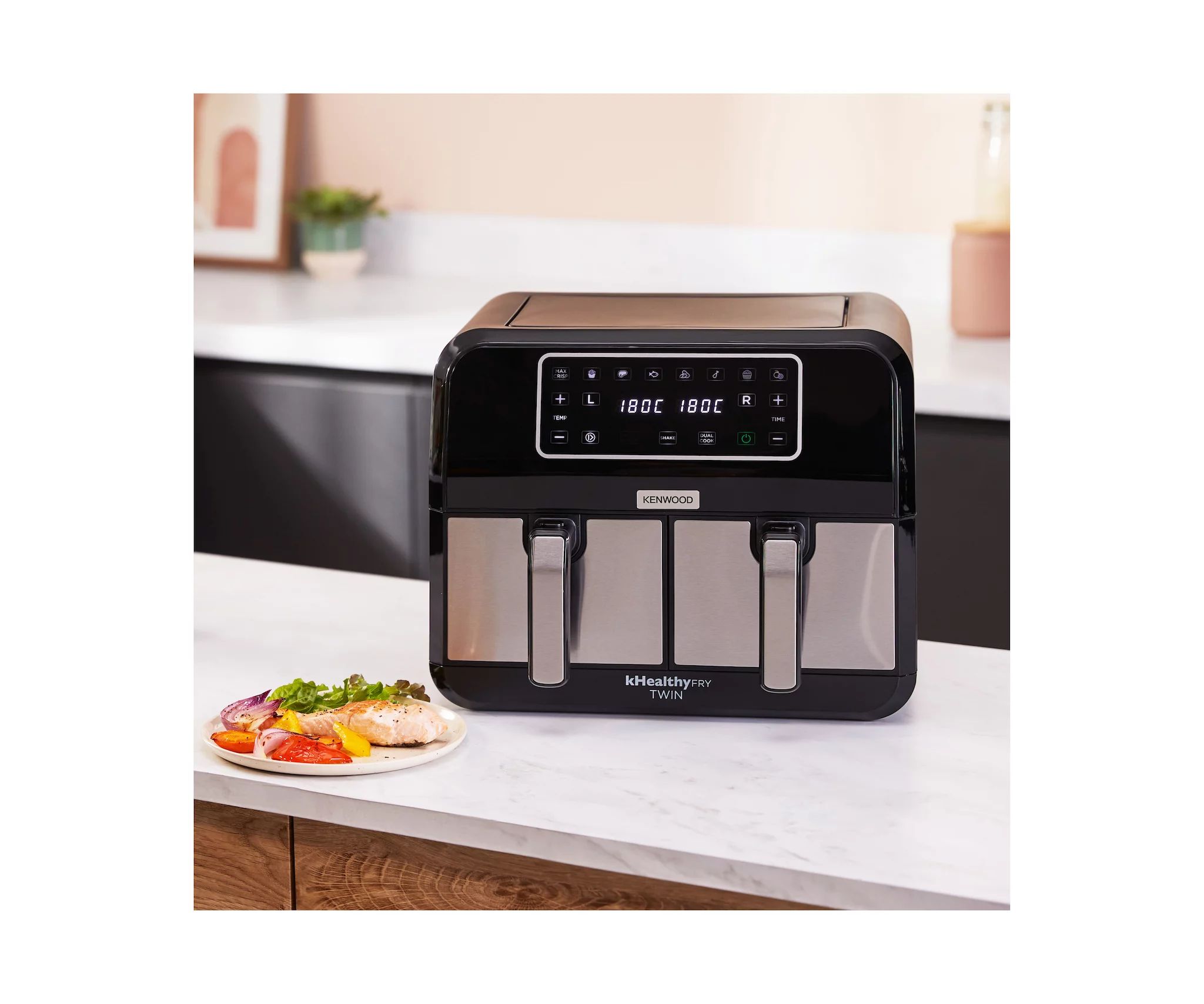 Kenwood kHealthy Fry Twin Air Fryer HFM20.000MB