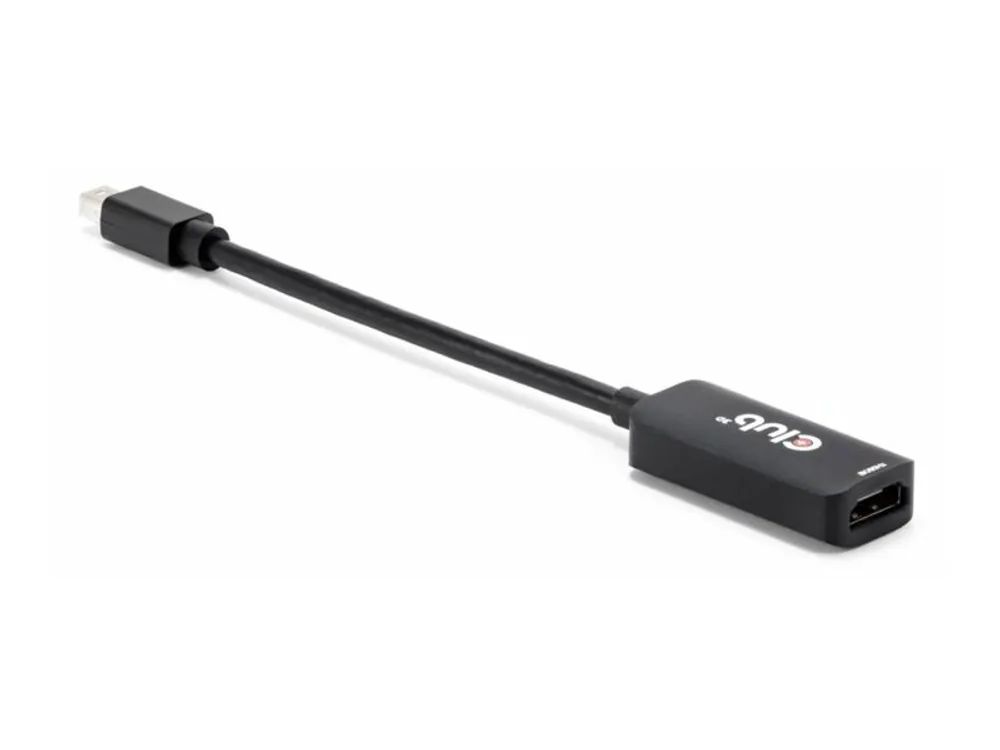 Club 3D CAC-1188 - Adapterkabel - Mini DisplayPort männlich zu HDMI weiblich - 9 cm - aktiv, unterstützt 8K 60 Hz (7680 x 4320)