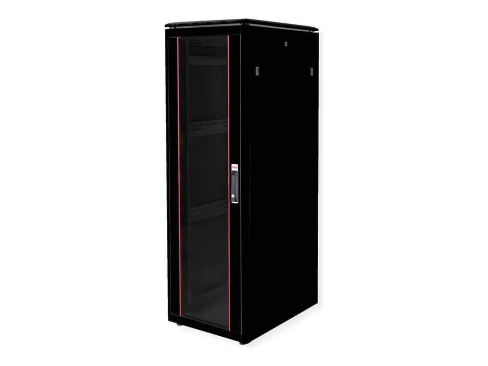 ROLINE Pro - Schrank Netzwerkschrank - mit Glastür, 600 x 800 mm (B x T)