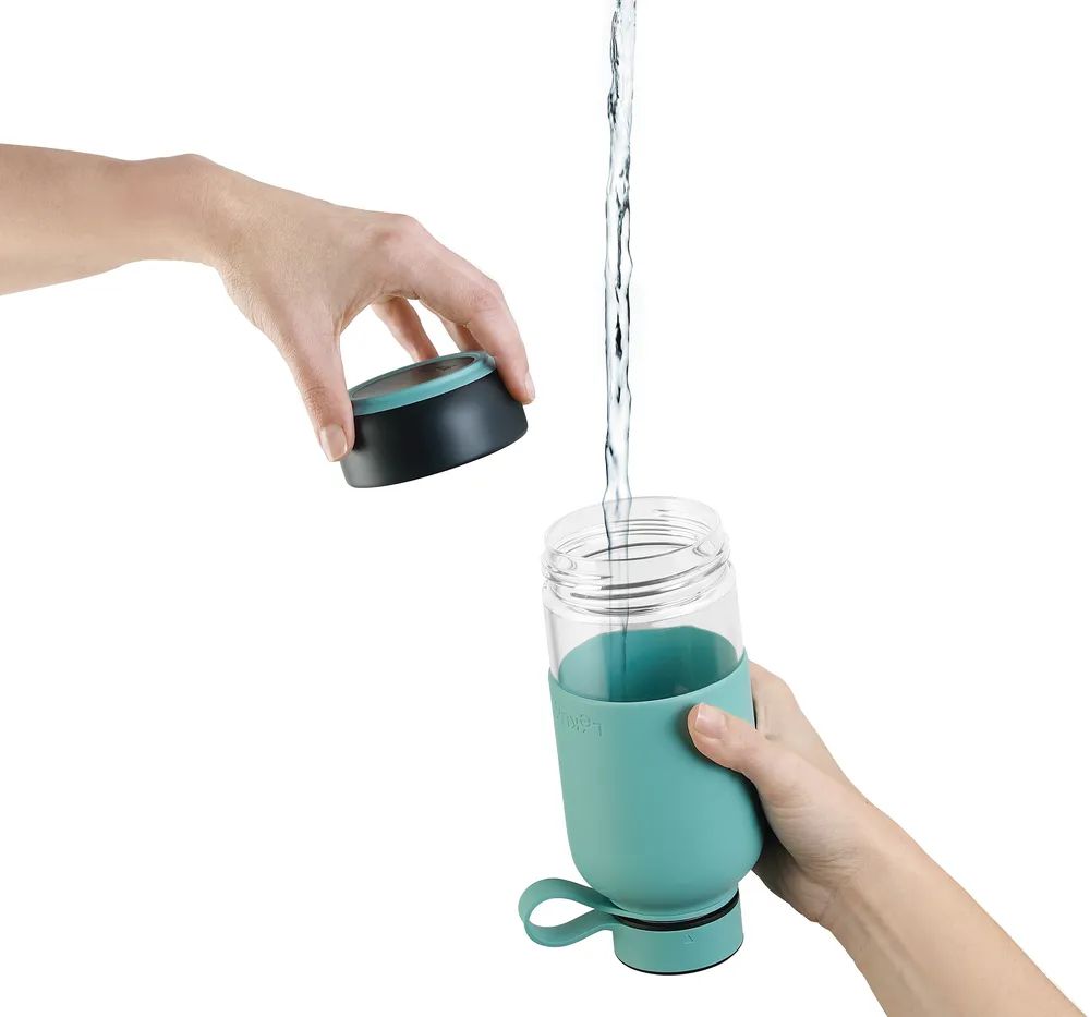 Lékué Trinkflasche To Go - Turquoise