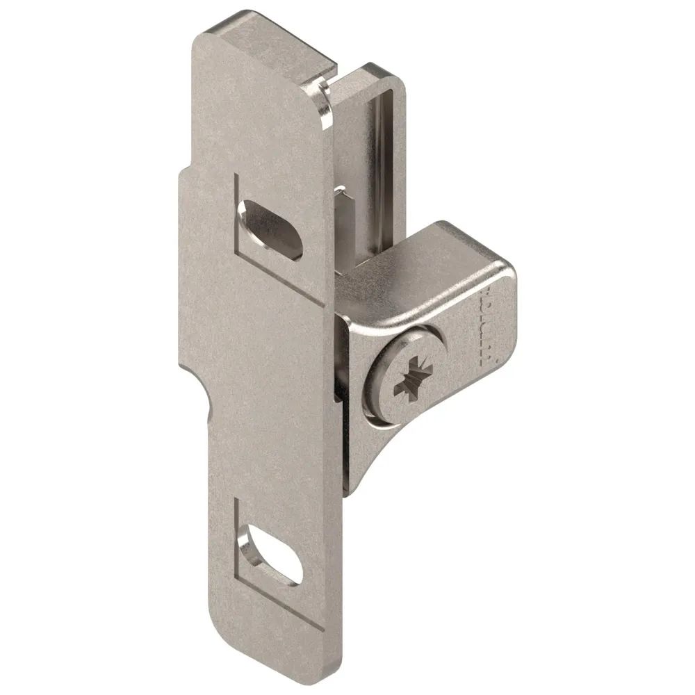 BLUM METABOX Frontbefestigung Zarge N, Schraubversion, rechts, Zink vernickelt