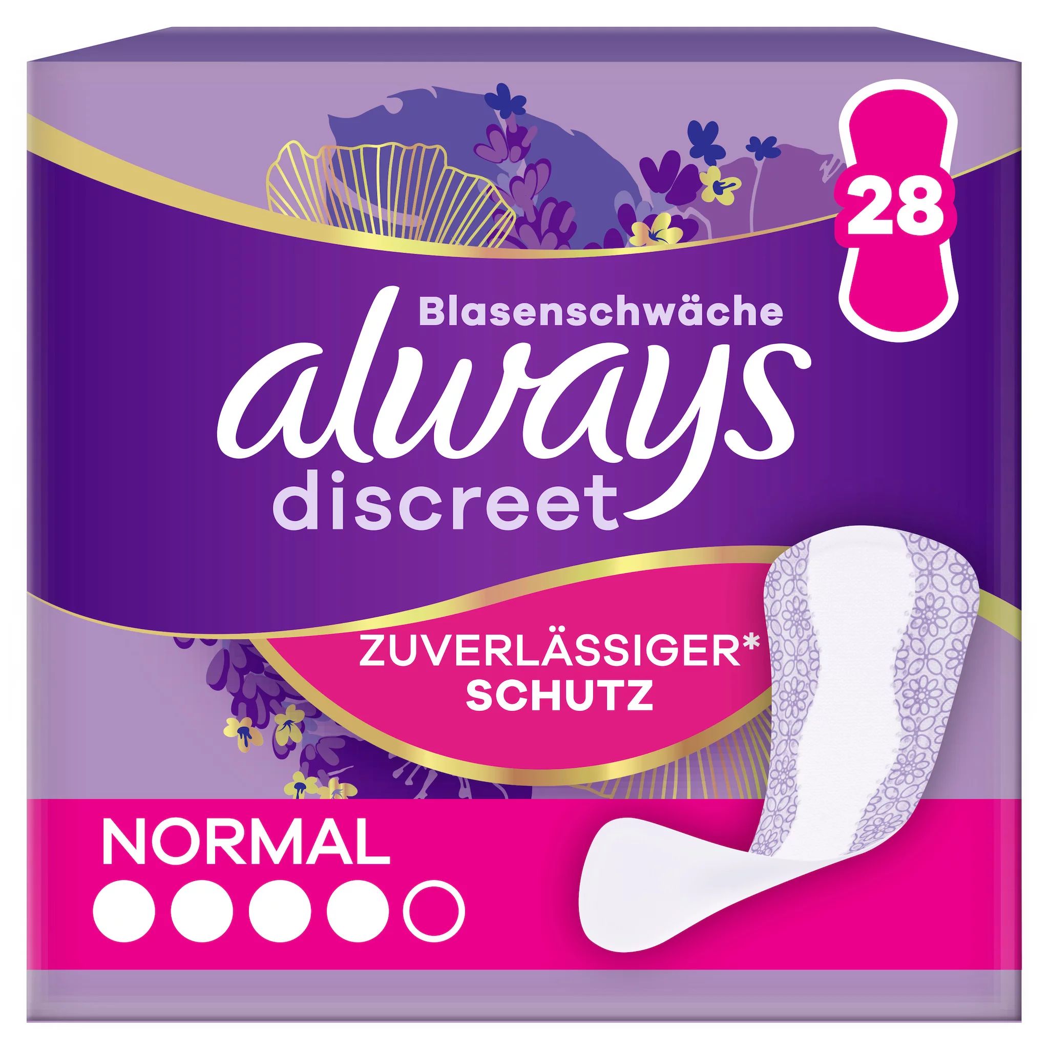 always Discreet Inkontinenz Slipeinlage Normal 28