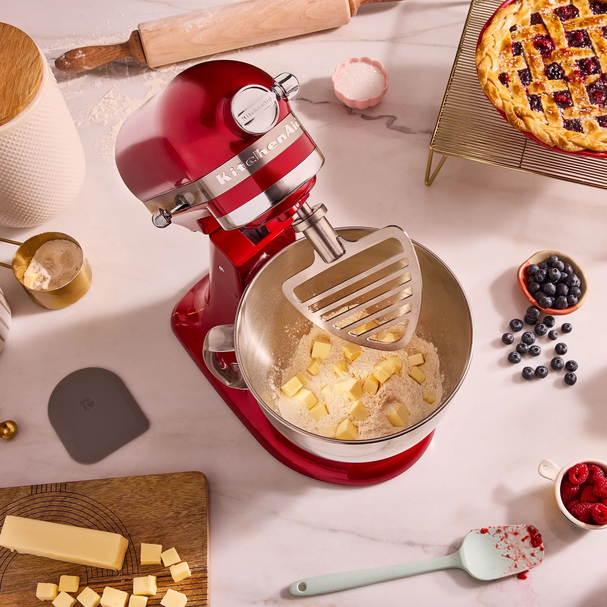 KitchenAid Feingebäck-Rührer aus Edelstahl