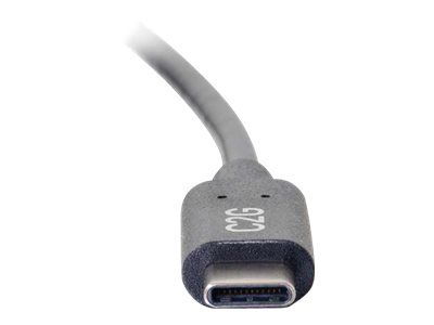 C2G 1.8m (6ft) USB C Cable - USB 2.0 (3A) - M/M USB Type C Cable - Black - USB-Kabel - 24 pin USB-C (M)