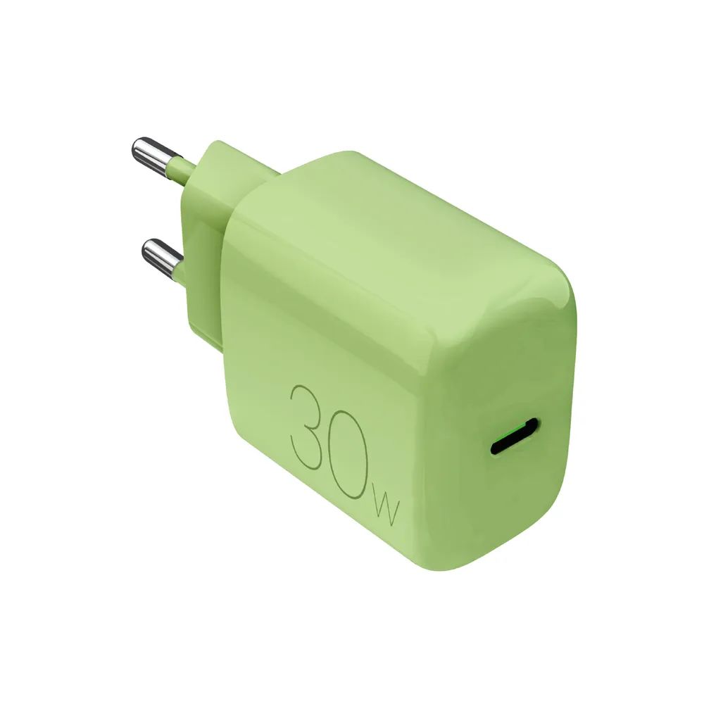PURO Netzlader, 1x USB-C PD, 30W grün