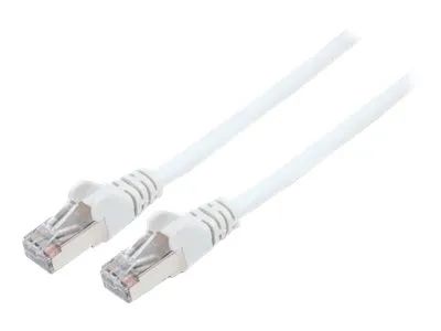Intellinet Network Patch Cable, Cat6, 30m, White, Copper, S/FTP, LSOH / LSZH, PVC, RJ45, Gold Plated Contacts, Snagless, Booted, Lifetime Warranty, Polybag - Patch-Kabel - RJ-45 (M)