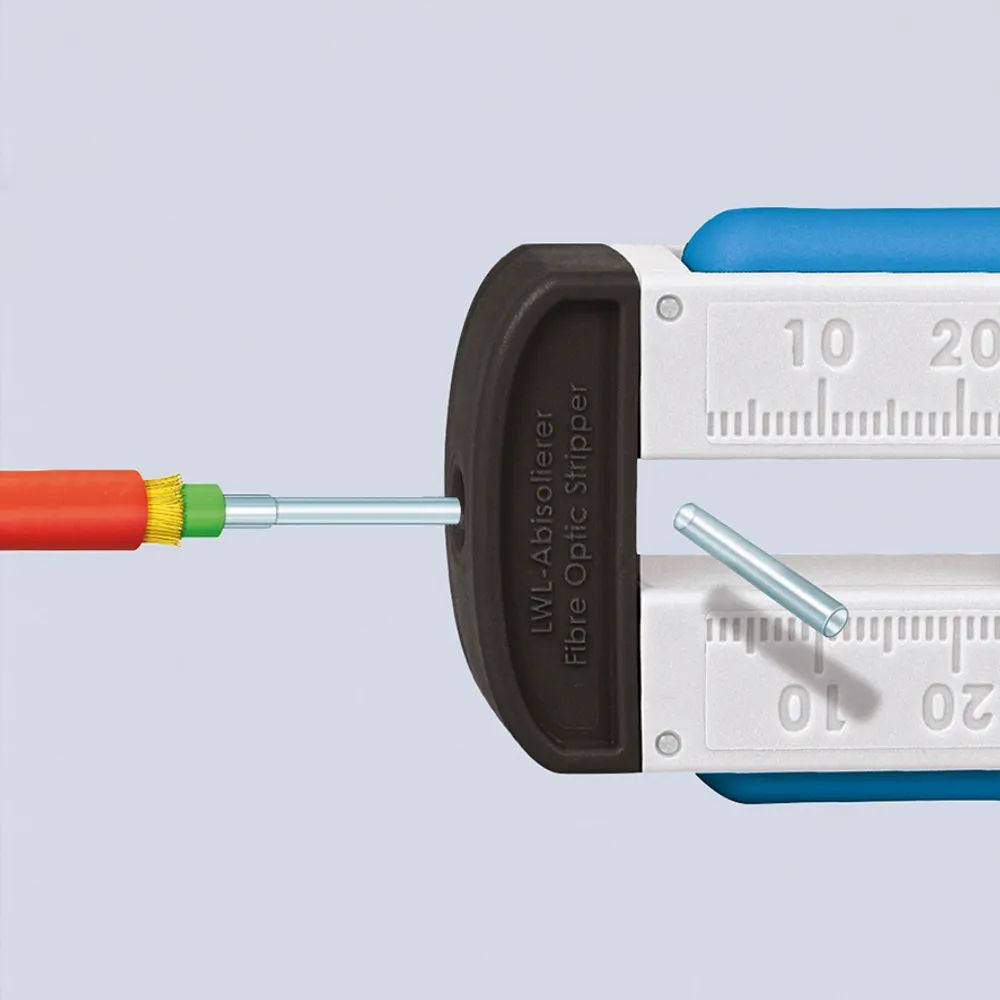 KNIPEX Abisolierwerkzeug für Glasfaserkabel 190 mm