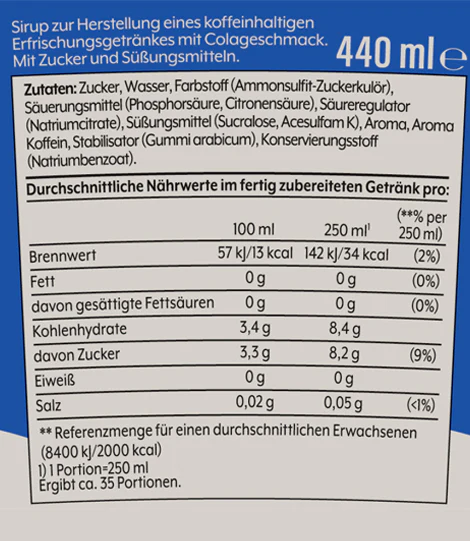 SodaStream Pepsi Sirup 440ml