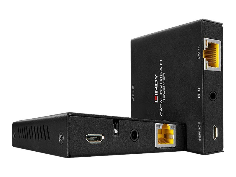 Lindy Cat.6 HDMI 18G & IR Extender with PoC & Loop Out