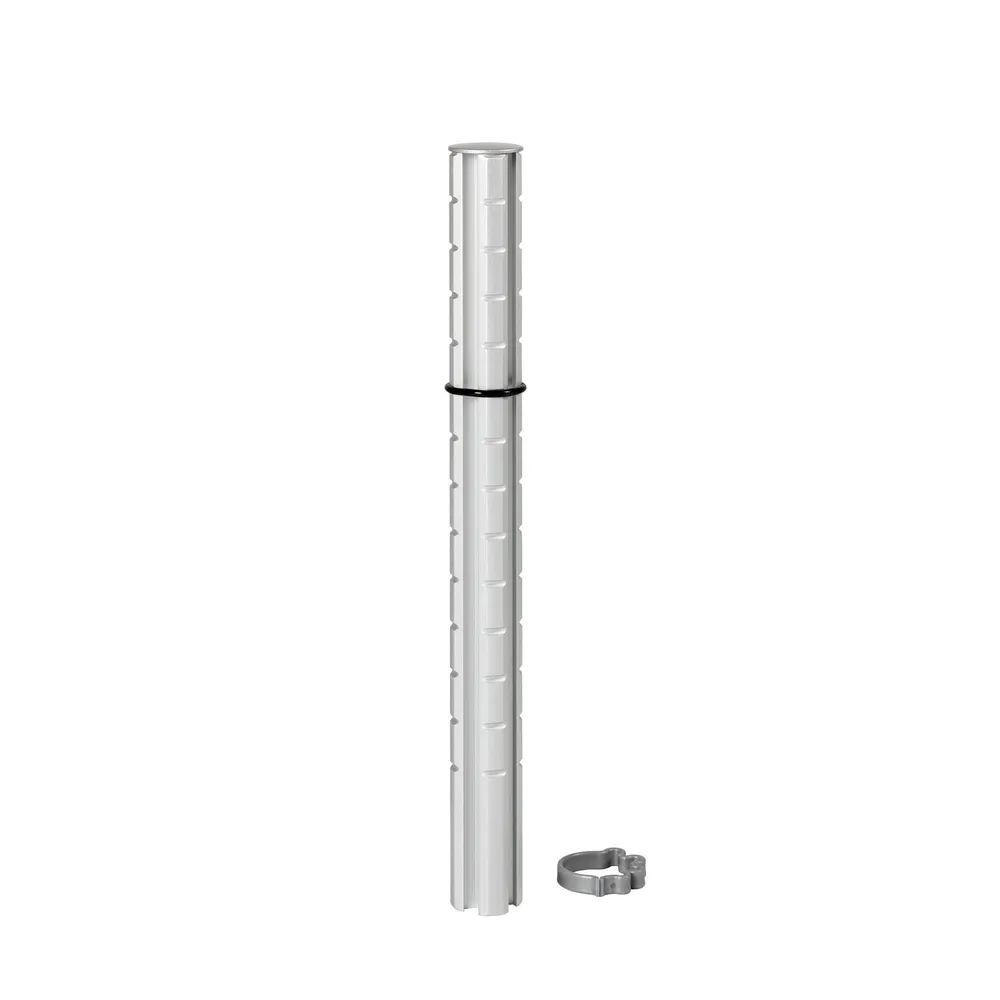 Confurn Export GmbH CONFURN Trägersäule Quatro ø 38 mm, Höhe 400 mm, Aluminium eloxiert