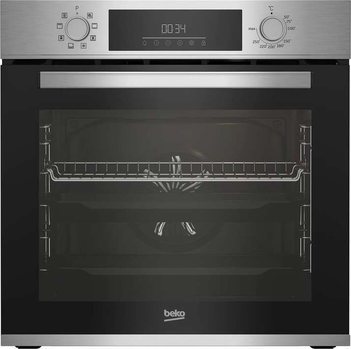 Beko BBSM12320X Backofenset mit Glaskeramikkochfeld