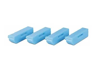 Lindy DisplayPort Port Blocker - Blau