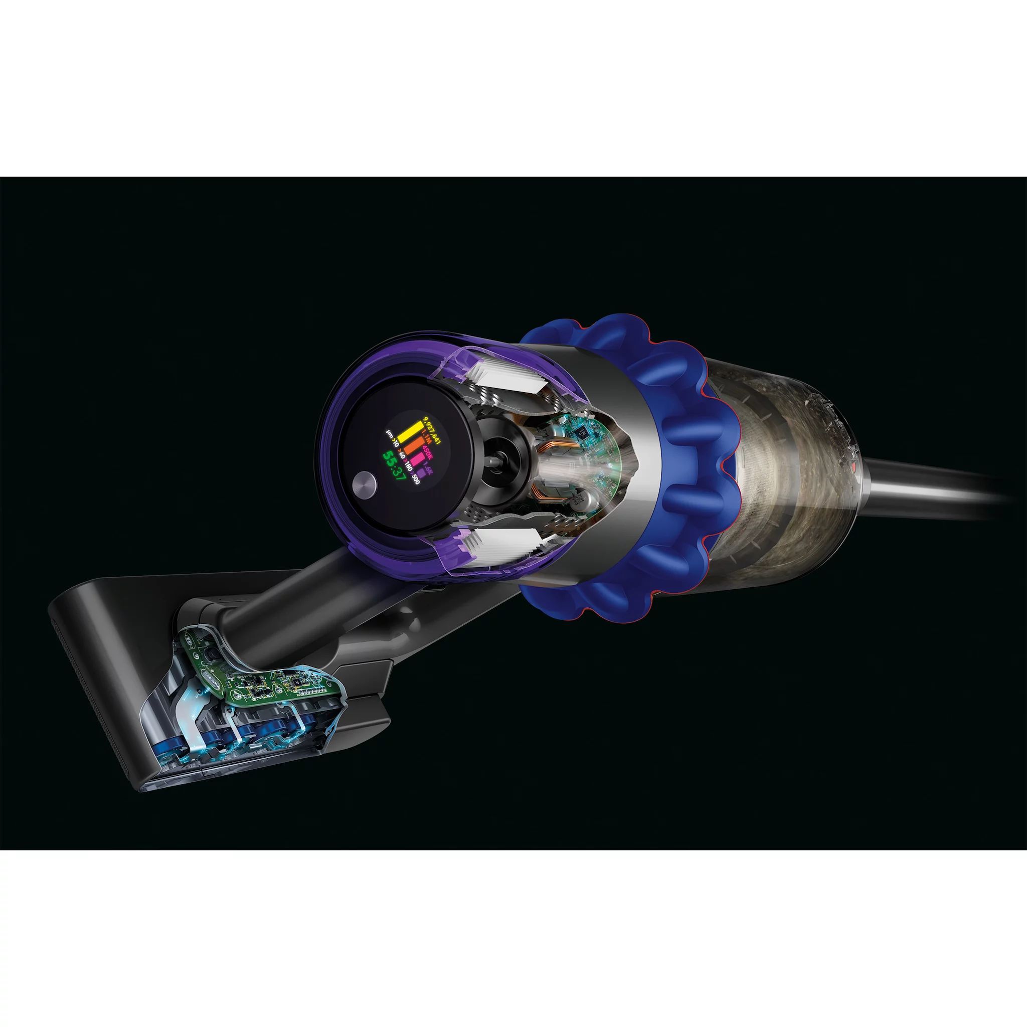 Dyson SV47 V15 Detect , Fluffy, Blau/ Nickel