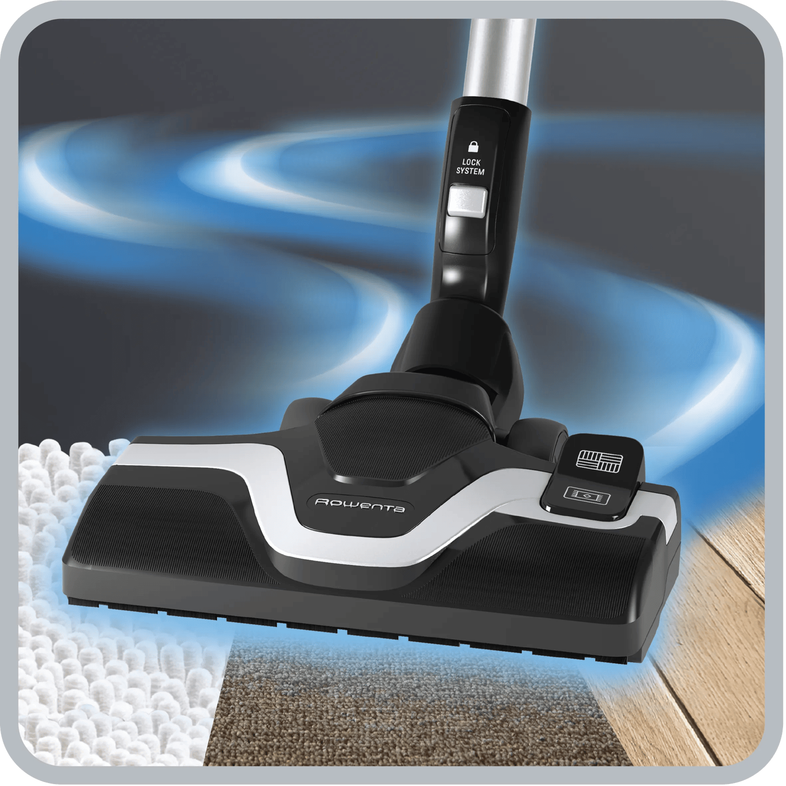 Rowenta RO7690 Zyklon-Staubsauger Silence Force Cyclonic Animal  - schwarz/blau