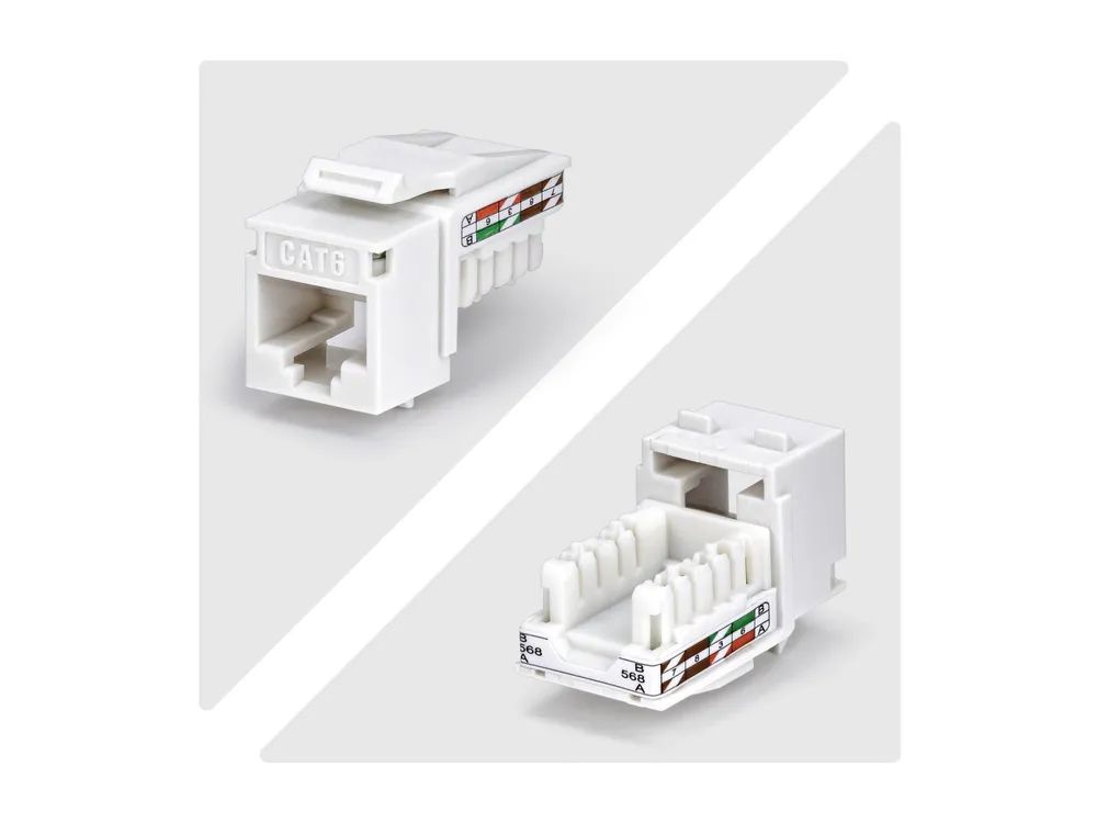 StarTech.com Cat6 Keystone Jack 24-Pack 90-Deg 110 - Netzwerk - CAT 6