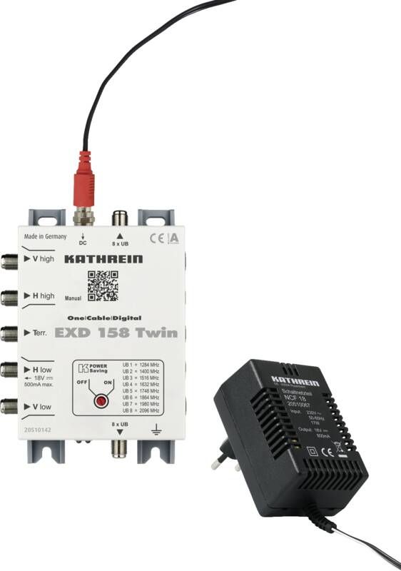Kathrein Einkabel-Multischalter EXD 158 Twin