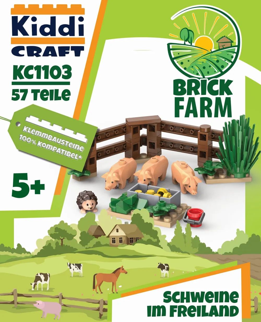 Dark Side Bricks GmbH Schweine im Freiland