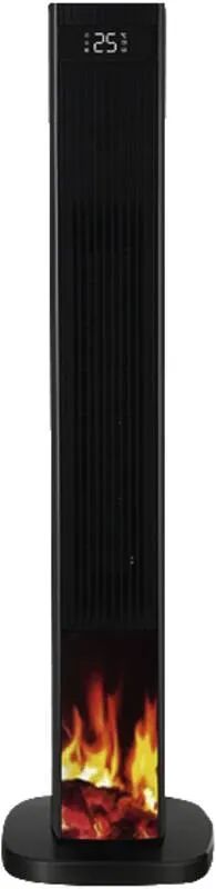 SHX BCLeon26 Turm-Heizlüfter mit Kamineffekt und 2200W schwarz