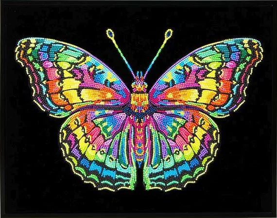 Carletto Deutschland GmbH Diamond Painting Neon Schmetterling
