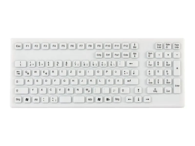 GETT TKG-106-IP68-WHITE - Tastatur - waschbar