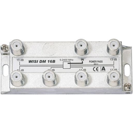 WISI 6-FACH VERTEILER SAT 11-17dB / DM 16 B 001032