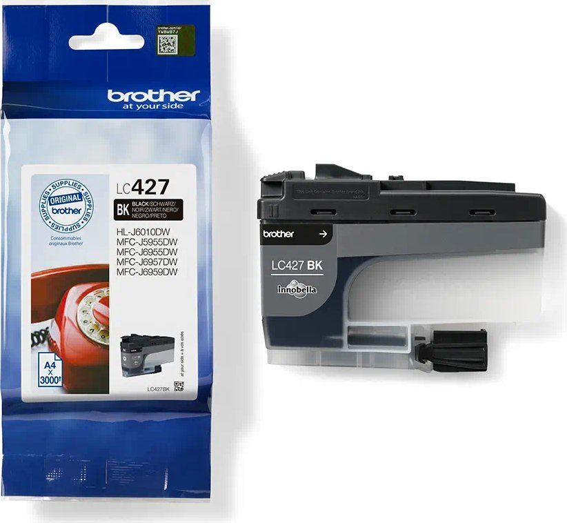 Brother LC427BK - Schwarz - original - Tintenpatrone