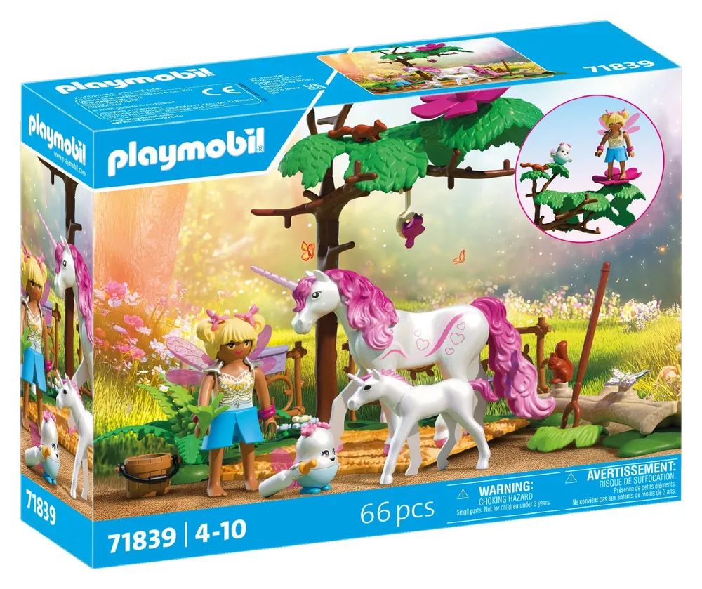 PLAYMOBIL 71839 Magic Unicorns Einhorn-Stall für Mama und Fohlen