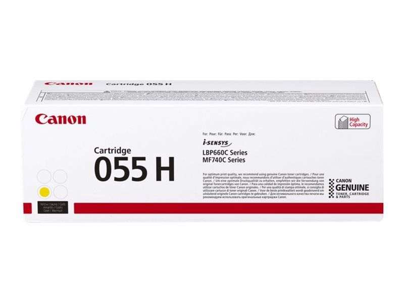 Canon 055 H - Mit hoher Kapazität - Gelb - original