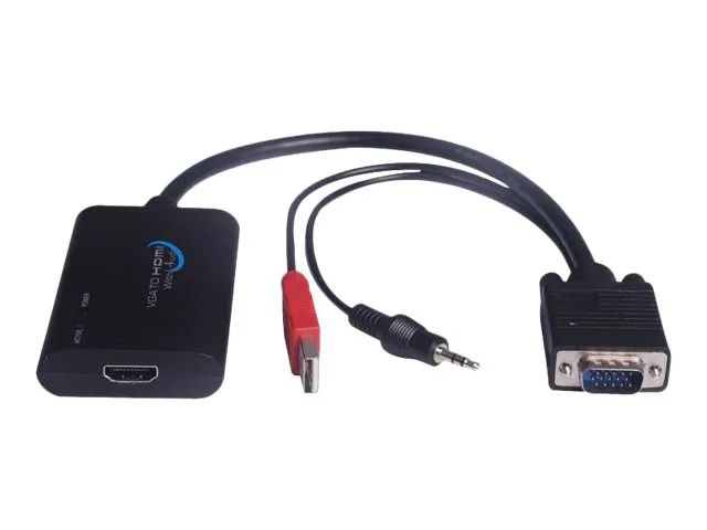MicroConnect VGA to HDMI Converter - Videokonverter