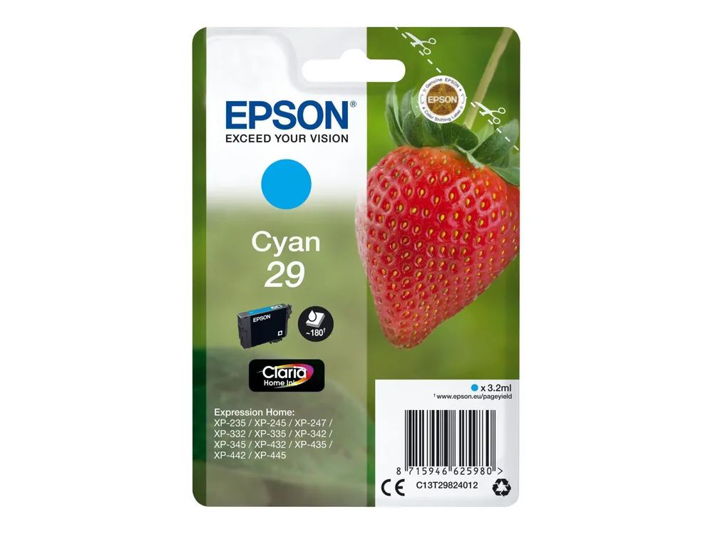 Epson 29 - 3.2 ml - Cyan - original - Blister