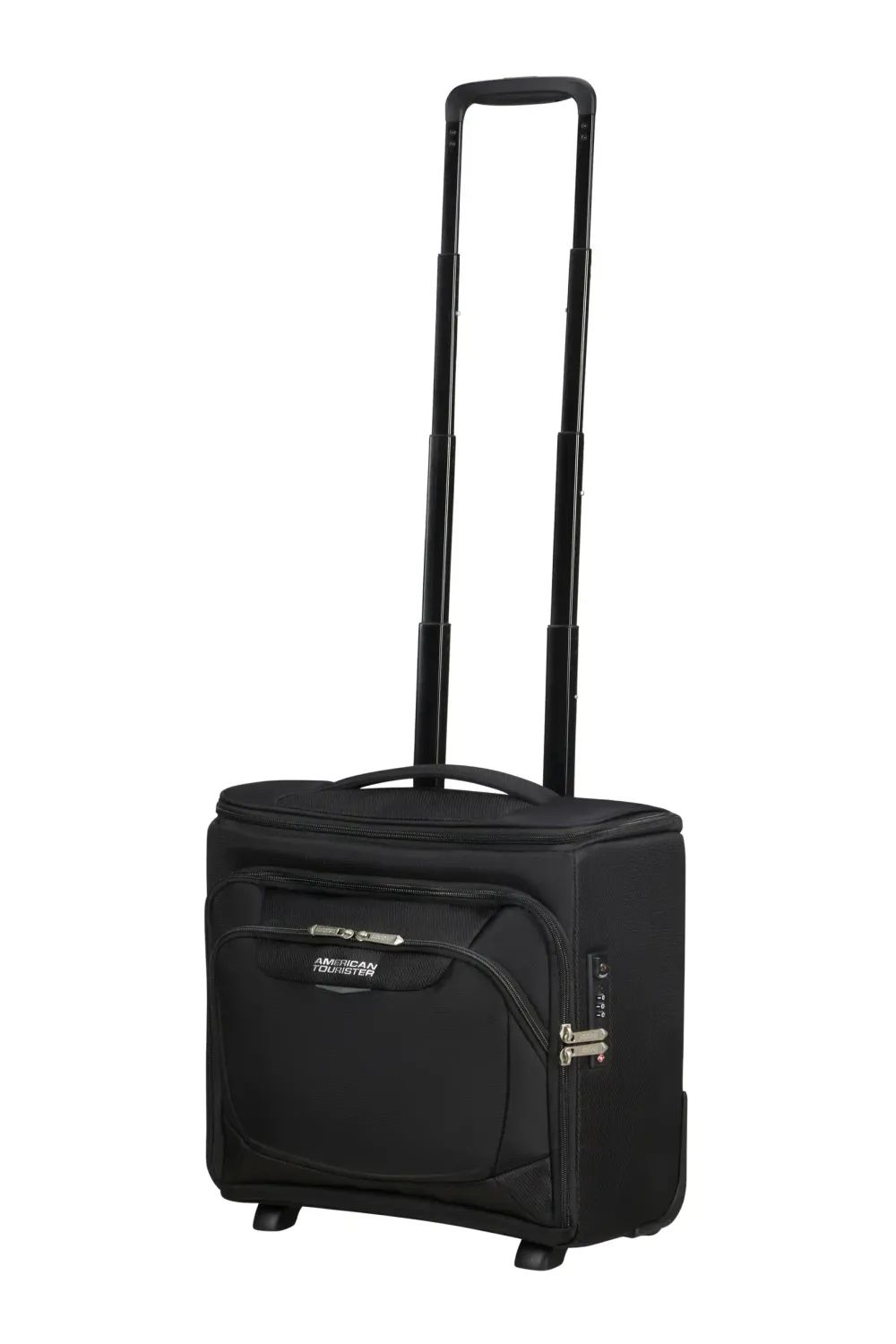 AMERICAN TOURISTER SUMMERRIDE UPR. UNDERSEATER EXP TSA, BLACK