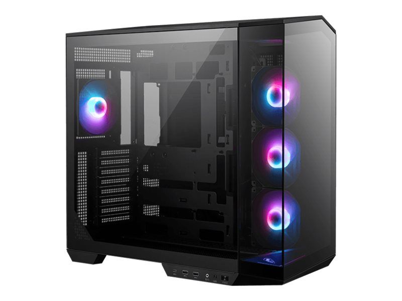 MSI MAG PANO 100R PZ - Mid tower - ATX - Seitenteil mit Fenster (gehärtetes Glas)