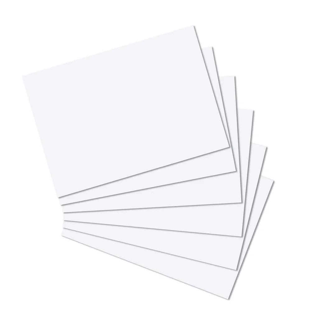 herlitz Karteikarte A4 blanko weiß 100er Packung