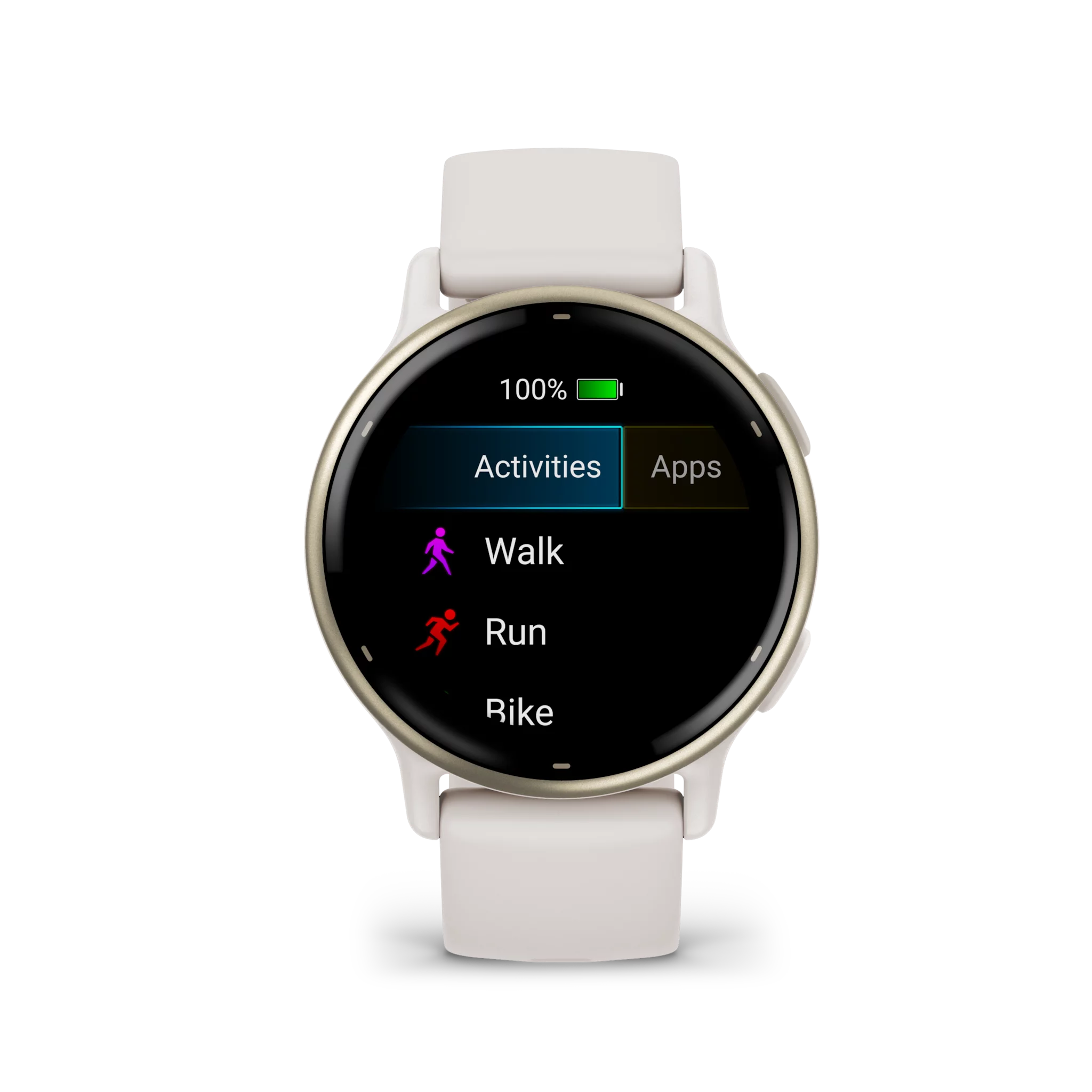 Garmin vivoactive 5 Music, elfenbein/cremegold