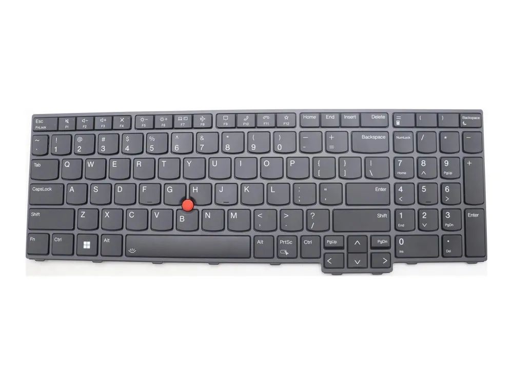 Lenovo Primax - Ersatztastatur Notebook - mit Trackpoint AZERTY Belgien