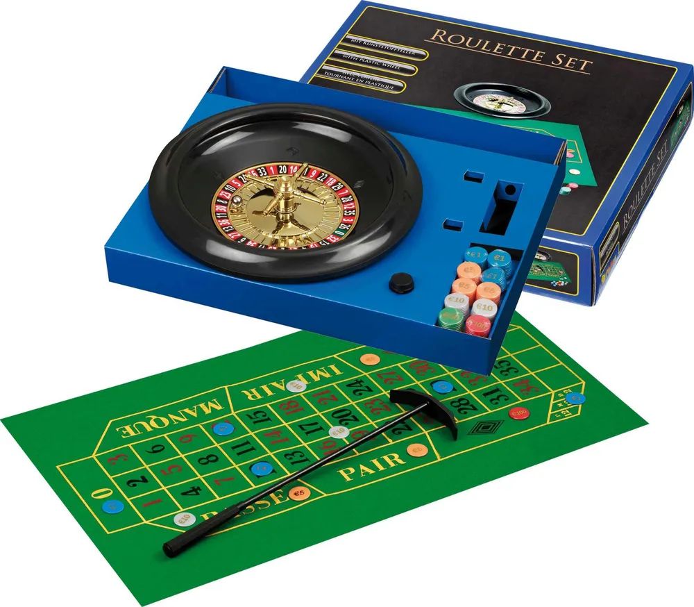 Philos GmbH & Co.KG Roulette Set mit Kunststoff-Teller 30cm