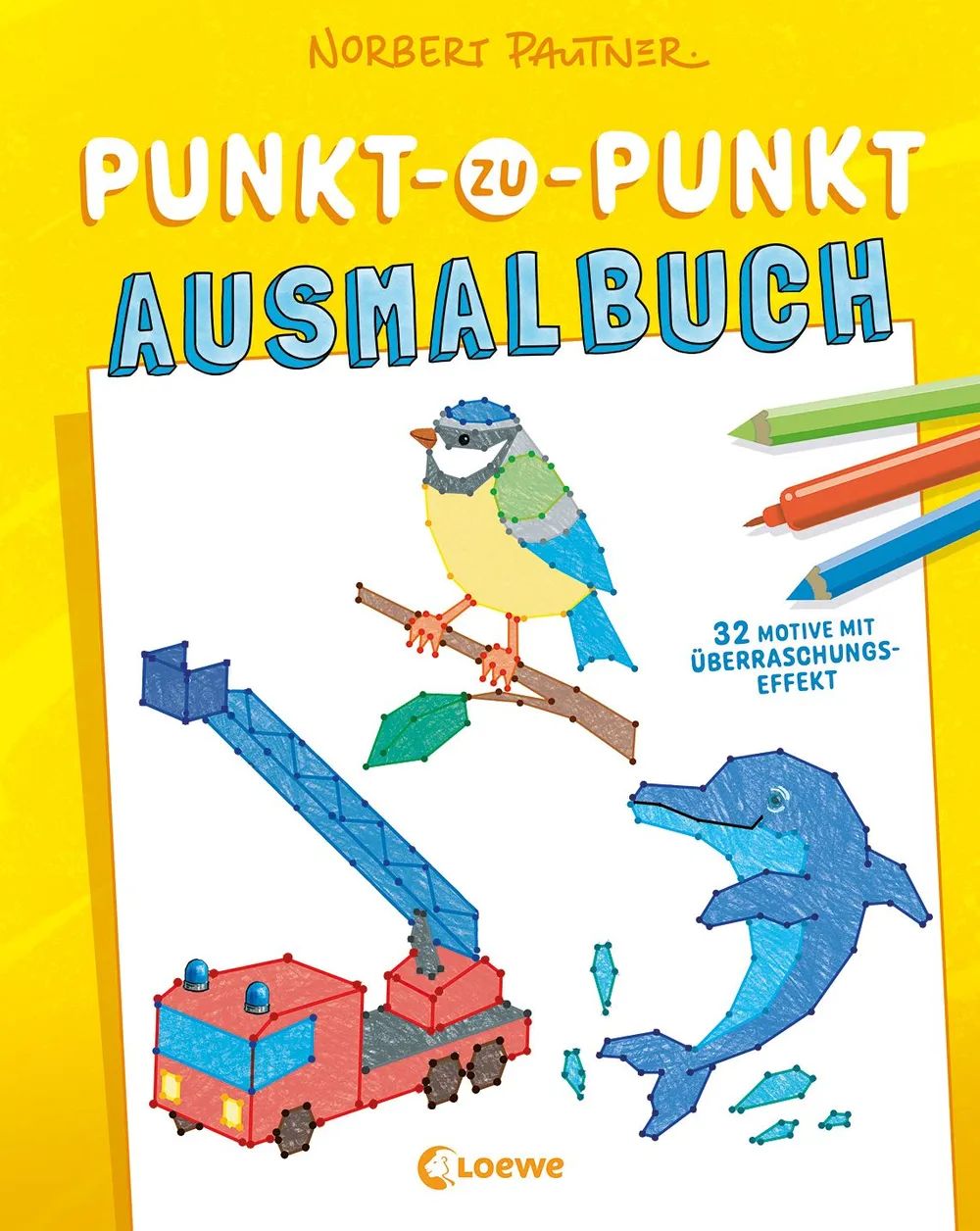 Loewe Verlag GmbH Punkt-zu-Punkt-Ausmalbuch (gelb)