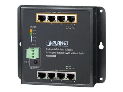 Planet WGS-804HPT - Switch - managed - 4 x 10/100/1000 (PoE+)